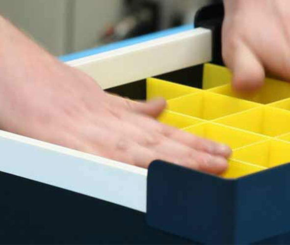 Plastic Storage Box With Divider