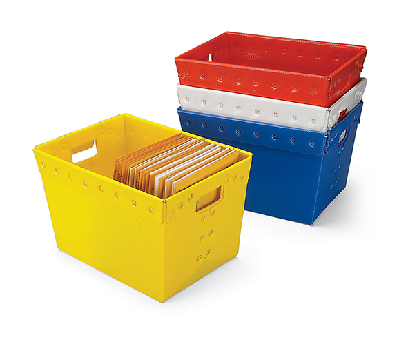 Nestable Correx Plastic Postal Tote